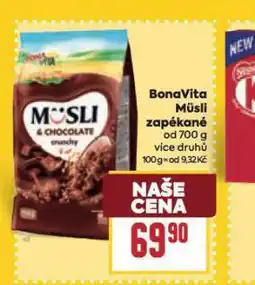 Billa Bonavita müsli uapékané nabídka