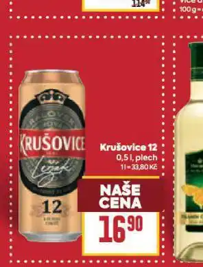 Billa Pivo krušovice 12 královský ležák nabídka