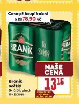 Billa Pivo braník nabídka