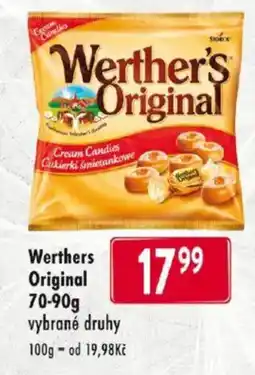 Qanto Werther's Original nabídka