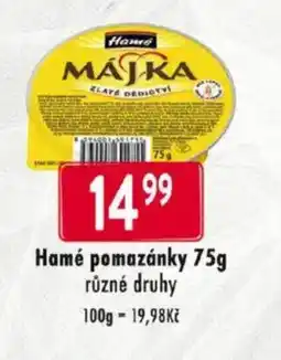 Qanto Hamé pomazánky nabídka