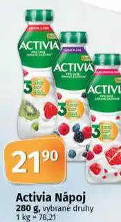 Coop Activia nápoj nabídka