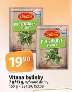 Coop Vitana bylinky nabídka