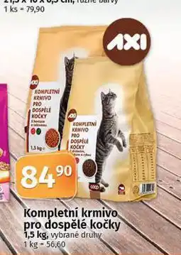 Coop Axi kompletní krmivo pro dospělé kočky nabídka