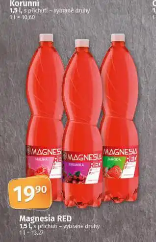 Coop Magnesia red s příchutí nabídka