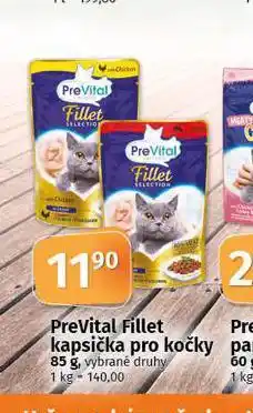 Coop Prevital fillet kapsička pro kočky nabídka