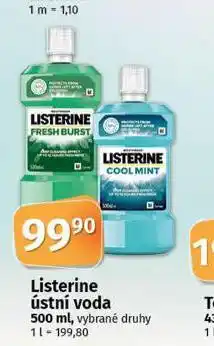 Coop Listerine ústní voda nabídka