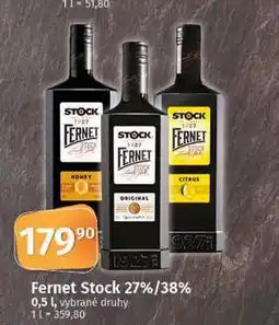 Coop Fernet stock nabídka