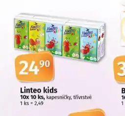 Coop Linteo kids kapesníky nabídka