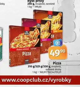 Coop Pizza nabídka