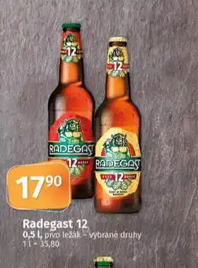 Coop Pivo radegast ryze hořká 12 nabídka