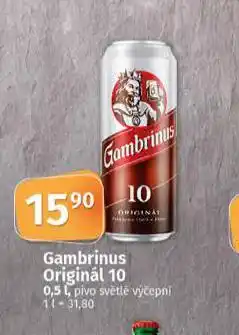 Coop Pivo gambrinus originál 10 nabídka