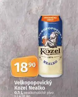 Coop Velkopopovický kozel nealko nabídka