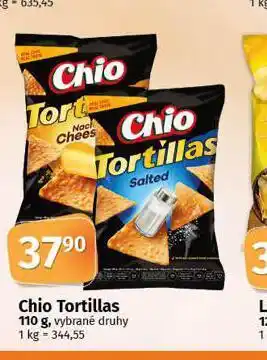 Coop Chio tortillas nabídka