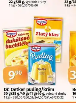 Coop Dr. oetker puding / krém nabídka