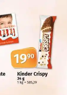 Coop Kinder crispy nabídka