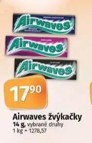 Coop Airwaves žvýkačky nabídka