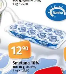 Coop Smetana do kávy 10% nabídka