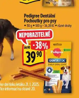 Albert Pedigree dentální pochoutky pro psy nabídka