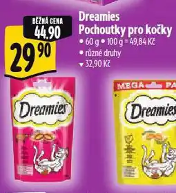 Albert Dreamies pochoutka pro kočky nabídka