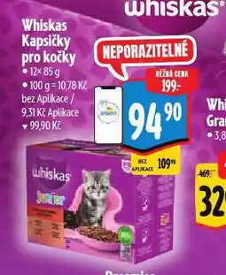 Albert Whiskas kapsičky pro kočky nabídka