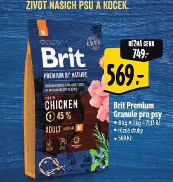 Albert Brit granule pro psy nabídka