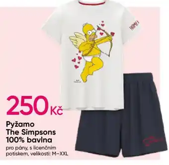 Pepco Pyžamo the simpsons 100% bavlna pro pány, s licenčním nabídka