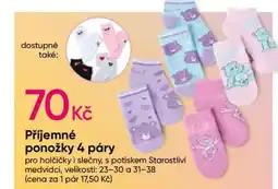 Pepco Příjemné ponožky 4 páry nabídka