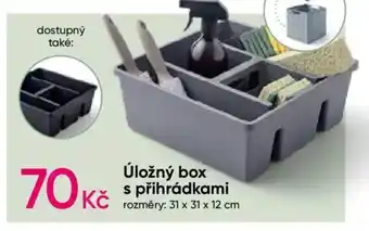 Pepco Úložný box s přihrádkami rozměry nabídka