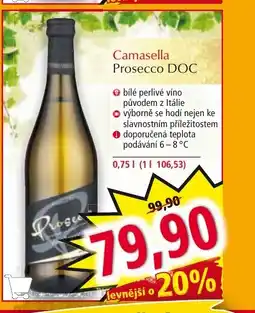 Norma Camasella Prosecco DOC nabídka