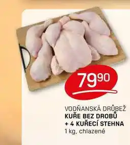 Flop KUŘE BEZ DROBŮ + 4 KUŘECÍ STEHNA 1 kg nabídka