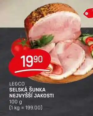 Flop ŠUNKA NEJVYŠŠÍ JAKOSTI 100g nabídka