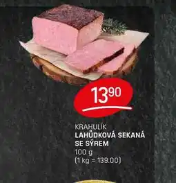 Flop LAHŮDKOVÁ SEKANÁ SE SÝREM 100 g nabídka