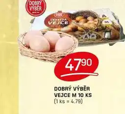 Flop DOBRÝ VÝBĚR VEJCE M 10 KS nabídka