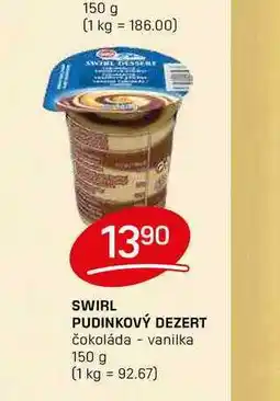 Flop SWIRL PUDINKOVÝ DEZERT 150 g nabídka