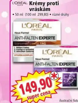 Norma L'OREAL Krémy proti vráskám nabídka