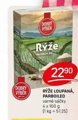 Flop RÝŽE LOUPANÁ, PARBOILED varné sáčky 4 x 100 g nabídka