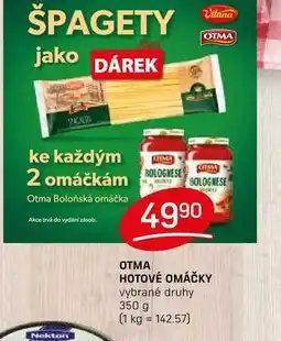 Flop OTMA HOTOVÉ OMÁČKY vybrané druhy 350 g nabídka