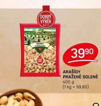 Flop ARAŠÍDY PRAŽENÉ SOLENÉ 400 g nabídka