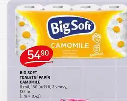 Flop BIG SOFT TOALETNÍ PAPÍR CAMOMILE 8 rolí nabídka