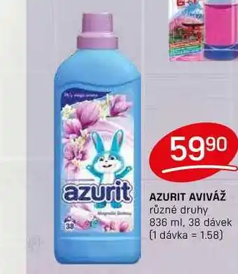 Flop AZURIT AVIVÁŽ různé druhy 836 ml, 38 dávek nabídka