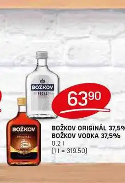 Flop BOŽKOV VODKA 37,5% 0,2l nabídka