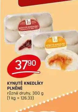 Flop KYNUTÉ KNEDLÍKY PLNĚNÉ různé druhy, 300 g nabídka