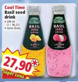 Norma Cool Time Basil seed drink nabídka