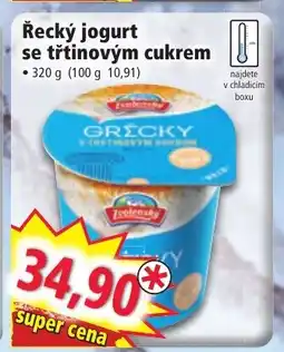 Norma Řecký jogurt se třtinovým cukrem nabídka