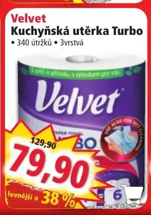 Norma Velvet Kuchyňská utěrka Turbo Original nabídka