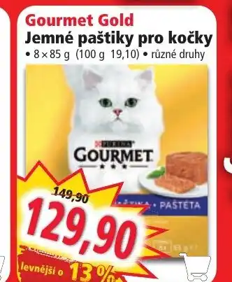 Norma Gourmet Gold Jemné paštiky pro kočky nabídka