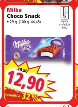 Norma Milka Choco snack nabídka