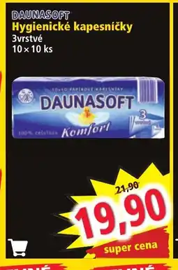 Norma DAUNASOFT Hygienické kapesníčky nabídka