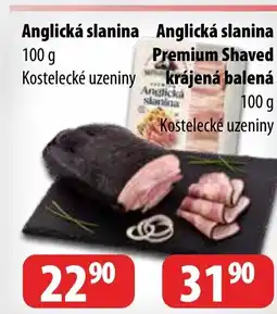 Partner Maloobchodní síť Anglická slanina Anglická slanina nabídka